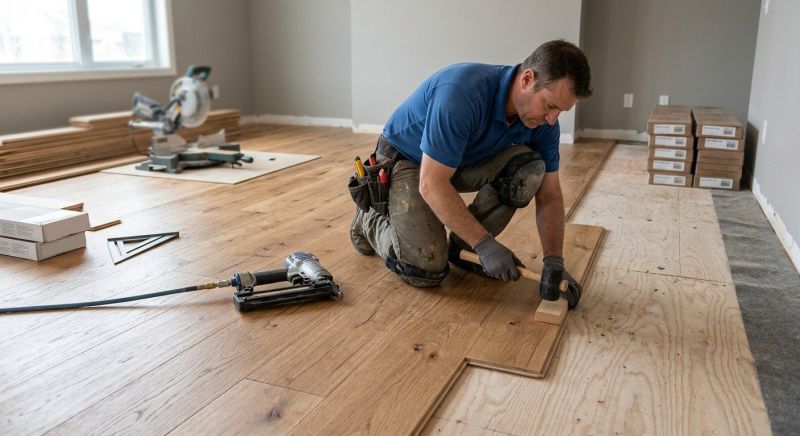 Hardwood Floor Installation in King County, WA