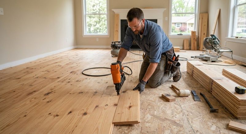 Hardwood Floor Installation in Mercer Island, WA