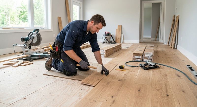 Hardwood Floor Installation in Orting, WA