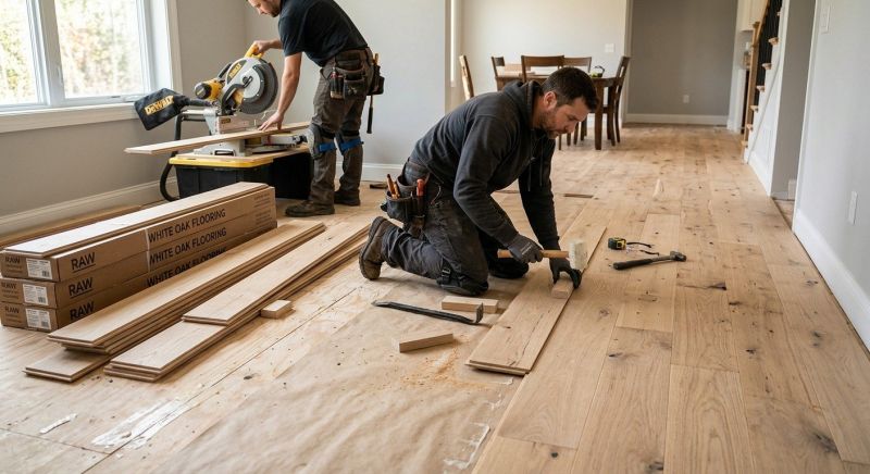 Hardwood Floor Installation in Seattle, WA