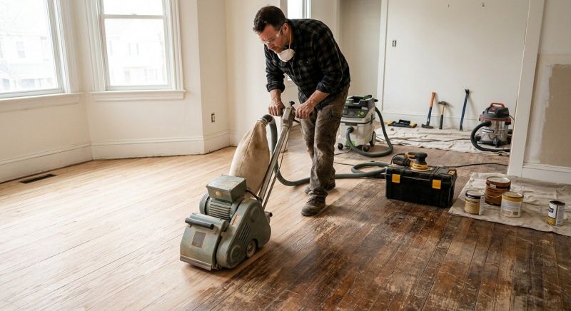 Hardwood Floor Renovation in Renton, WA