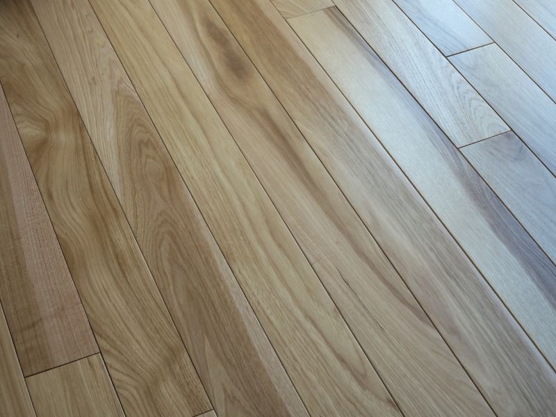 Hickory Floor Installation in Renton, WA