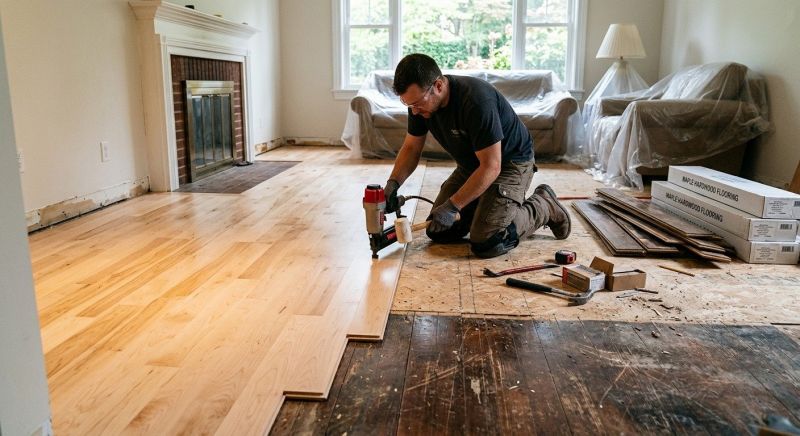 Maple Flooring Installation in Auburn, WA