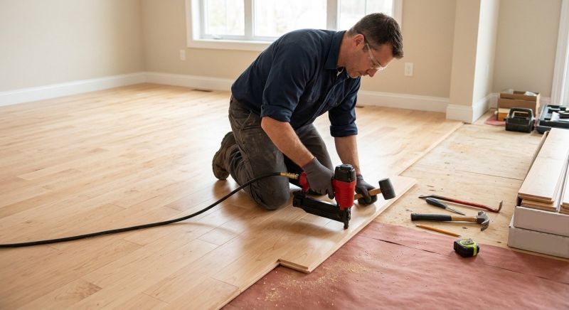 Maple Flooring Installation in Port Orchard, WA