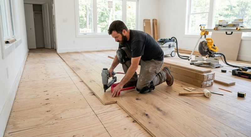 Oak Floor Installation in Bellevue, WA