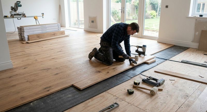 Oak Floor Installation in Redmond, WA