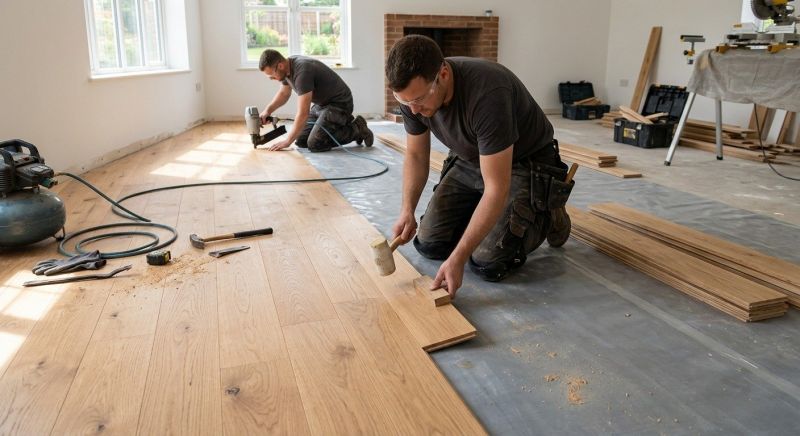 Oak Floor Installation in Seattle, WA