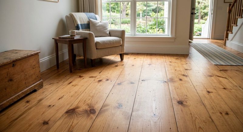 Pine Floor Installation in Renton, WA