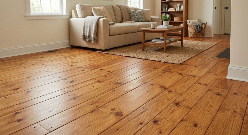 Pine Floor Installation in Renton, WA