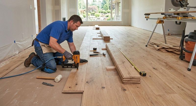 Plank Floor Installation in Renton, WA