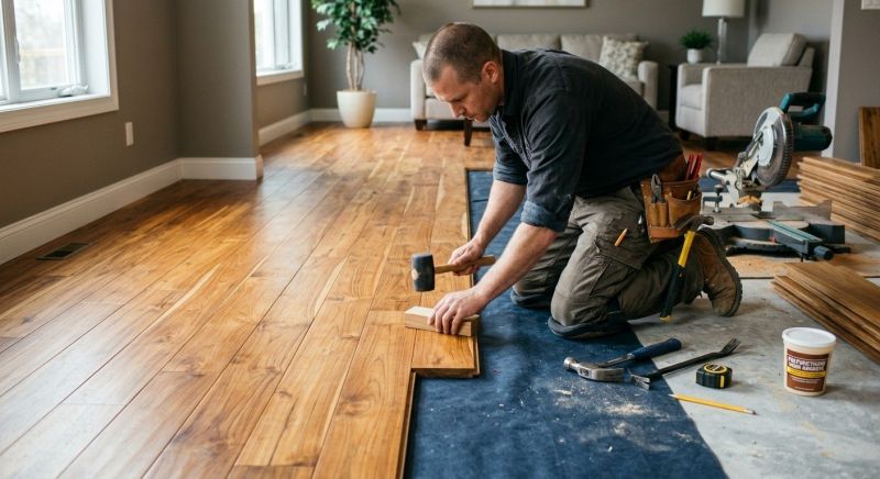 Teak Flooring Installation in Renton, WA