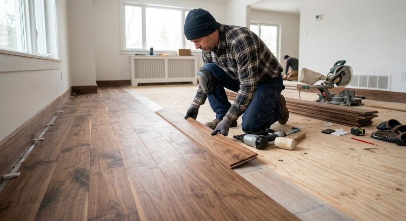 Walnut Flooring Installation in Renton, WA
