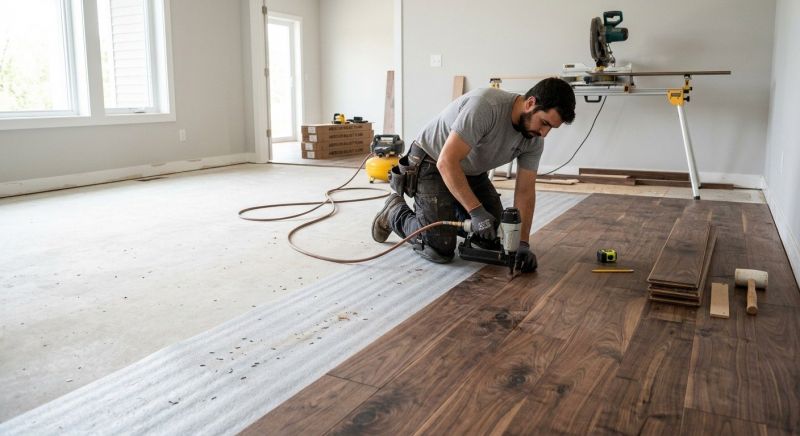 Walnut Flooring Installation in Renton, WA