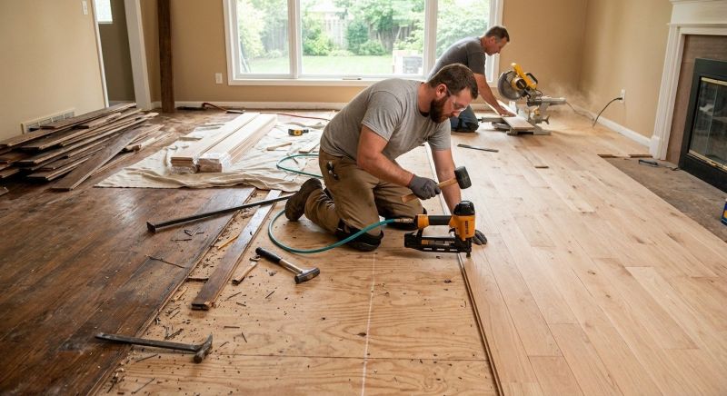 Wood Floor Replacement in Maple Valley, WA