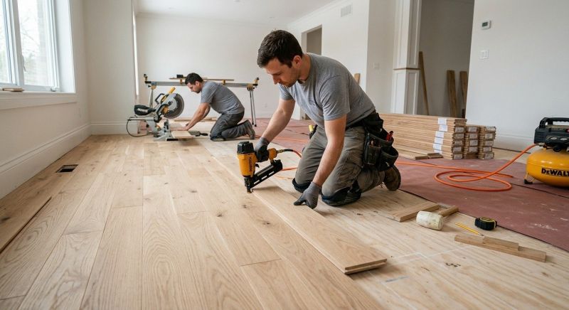 Wood Floor Replacement in Milton, WA